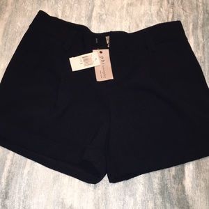 Philosophy dark blue dressy shorts.